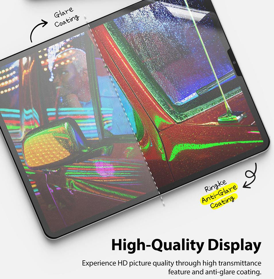 Ringke Apple iPad Pro 12.9 (2021) Paper Touch Hard Sceen Protector afbeelding 9
