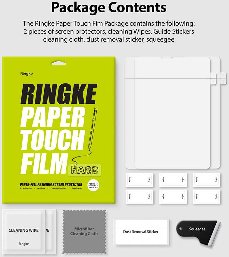 Ringke Apple iPad Air 10.9 / Pro 11 Paper Touch Hard Sceen Protector afbeelding 14