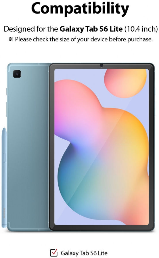 Ringke ID Samsung Galaxy Tab S6 Lite Tempered Glass Screen Protector afbeelding 9