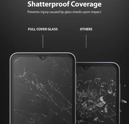 Ringke ID Glass Samsung Galaxy A32 5G Tempered Glass Screenprotector afbeelding 7