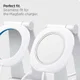 Spigen MagFit S Apple MagSafe Verstelbare Aluminium Houder Wit afbeelding 10
