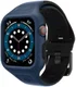 Spigen Liquid Air Pro Apple Watch 44MM Hoesje met Band Siliconen Blauw afbeelding 1