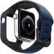 Spigen Liquid Air Pro Apple Watch 44MM Hoesje met Band Siliconen Blauw afbeelding 2