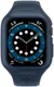 Spigen Liquid Air Pro Apple Watch 44MM Hoesje met Band Siliconen Blauw afbeelding 3
