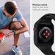 Spigen Liquid Air Pro Apple Watch 44MM Hoesje met Band Siliconen Blauw afbeelding 4