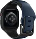Spigen Liquid Air Pro Apple Watch 44MM Hoesje met Band Siliconen Blauw afbeelding 9