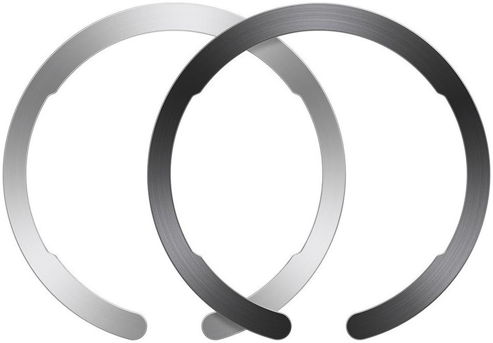 ESR HaloLock Universele Magnetische Ring voor MagSafe Zwart en Zilver afbeelding 1