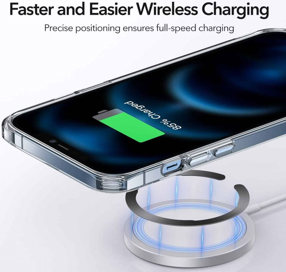 ESR HaloLock Universele Magnetische Ring voor MagSafe Zwart en Zilver afbeelding 5