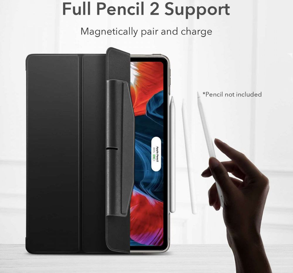ESR Ascend Apple iPad Pro 12.9 (2021) Hoes met Screen Protector Zwart afbeelding 7