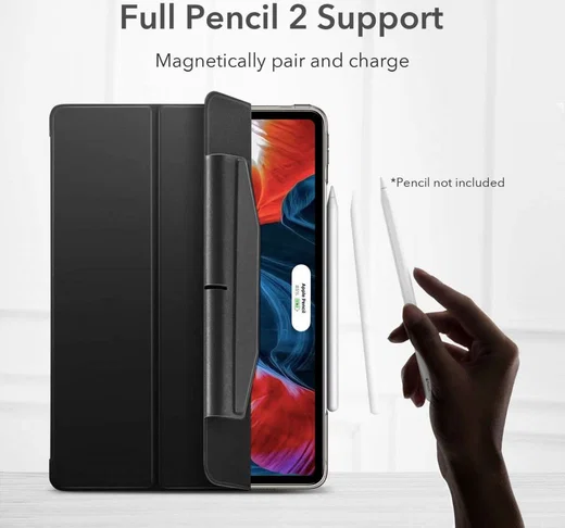 ESR Ascend Apple iPad Pro 12.9 (2021) Hoes met Screen Protector Zwart afbeelding 7