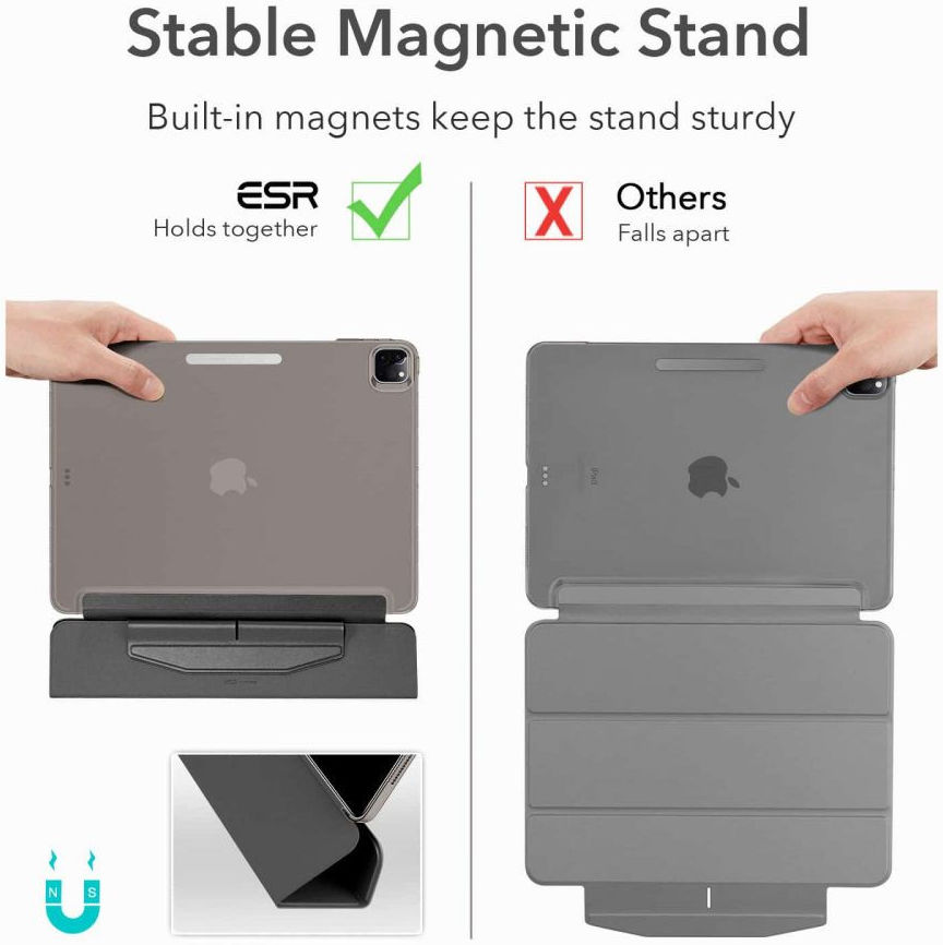 ESR Ascend Apple iPad Pro 12.9 (2021) Hoes met Screen Protector Zwart afbeelding 5