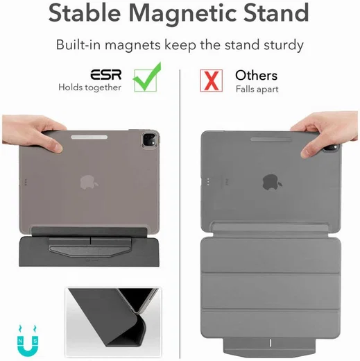 ESR Ascend Apple iPad Pro 12.9 (2021) Hoes met Screen Protector Zwart afbeelding 5