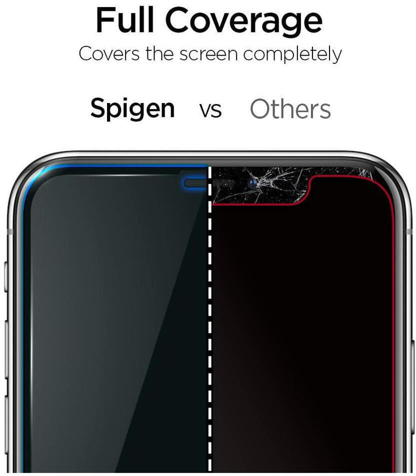 Spigen Apple iPhone 11 / XR AlignMaster Tempered Glass afbeelding 6