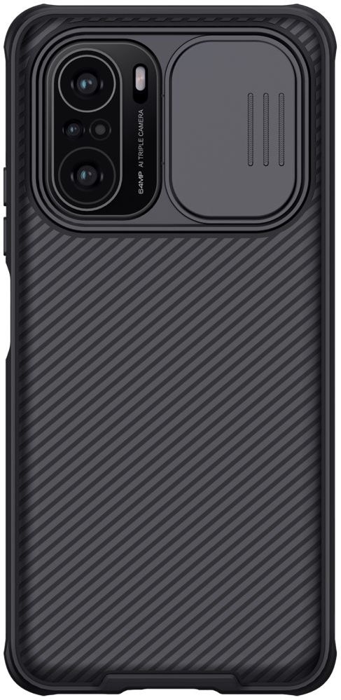Nillkin CamShield Xiaomi Poco F3 / Mi 11i Hoesje Camera Slider Zwart afbeelding 1