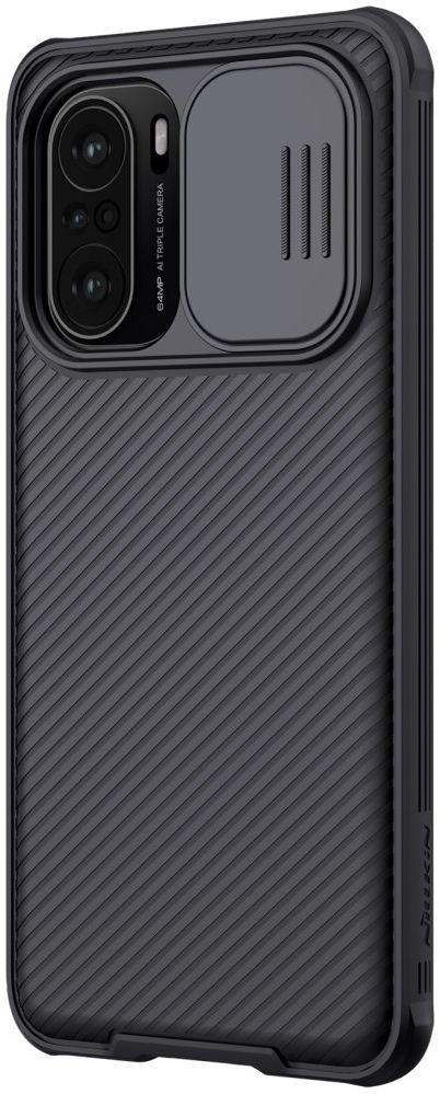 Nillkin CamShield Xiaomi Poco F3 / Mi 11i Hoesje Camera Slider Zwart afbeelding 12