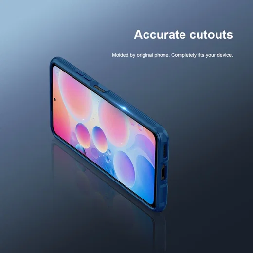 Nillkin CamShield Xiaomi Poco F3 / Mi 11i Hoesje Camera Slider Zwart afbeelding 6