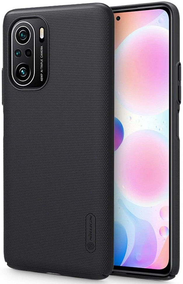 Nillkin Super Frosted Shield Hoesje Xiaomi Poco F3 Zwart afbeelding 1