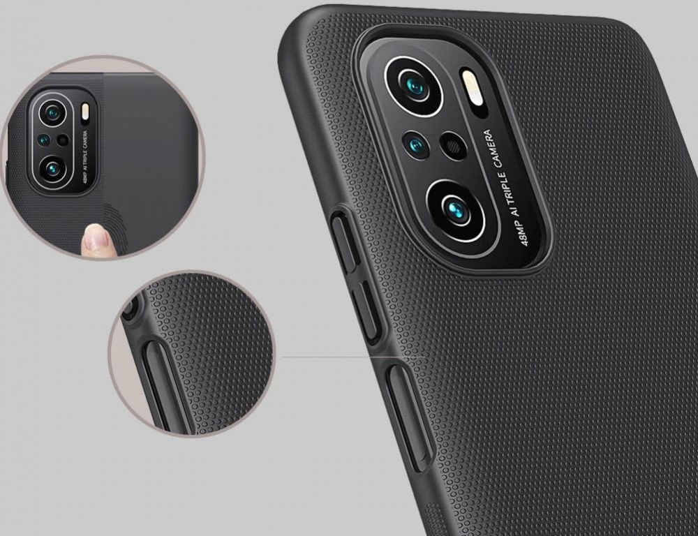 Nillkin Super Frosted Shield Hoesje Xiaomi Poco F3 Zwart afbeelding 4