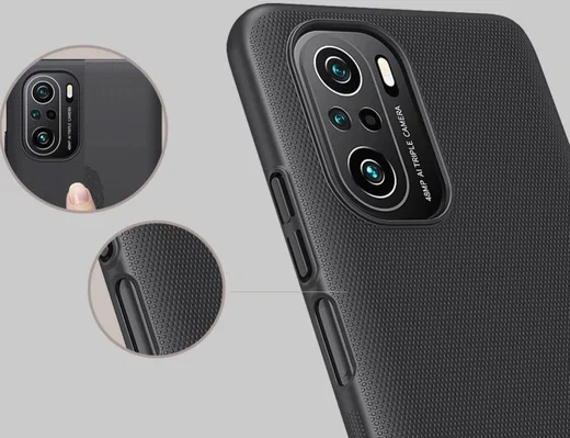 Nillkin Super Frosted Shield Hoesje Xiaomi Poco F3 Zwart afbeelding 4