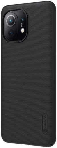 Nillkin Super Frosted Shield Xiaomi Mi 11 Lite 4G/5G (NE) Hoesje Zwart afbeelding 2