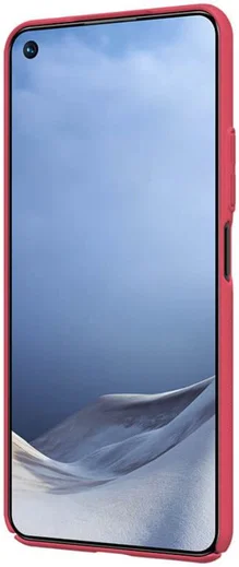 Nillkin Super Frosted Shield Hoesje Xiaomi Mi 11 Lite 4G / 5G Rood afbeelding 5
