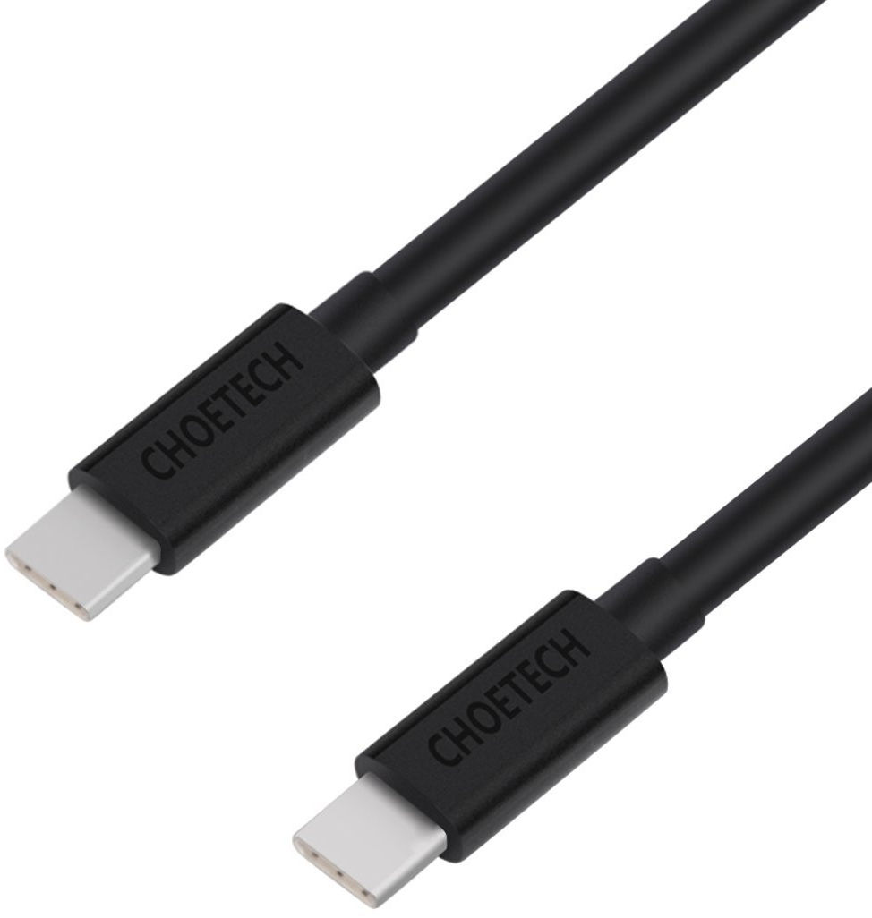 Choetech USB-C naar USB-C Kabel 3 Meter Zwart afbeelding 2