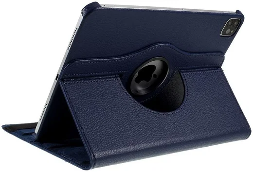Apple iPad Air 2020 / 2022 Hoes 360° Draaibaar Donker Blauw afbeelding 1
