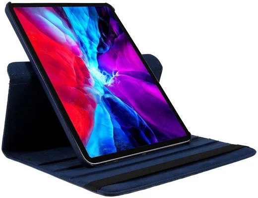 Apple iPad Air 2020 / 2022 Hoes 360° Draaibaar Donker Blauw afbeelding 5