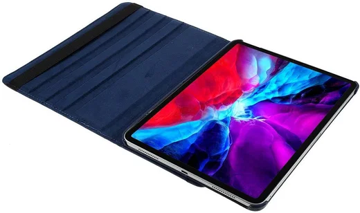 Apple iPad Air 2020 / 2022 Hoes 360° Draaibaar Donker Blauw afbeelding 6