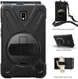 Samsung Galaxy Tab Active 2 Hybride Hoesje met Handriem Zwart afbeelding 7