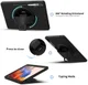 Samsung Galaxy Tab S7+ / S7 FE / S8+ Hybride Kickstand Hoes Handriem Zwart afbeelding 13