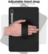 Samsung Galaxy Tab S7+ / S7 FE / S8+ Hybride Kickstand Hoes Handriem Zwart afbeelding 15