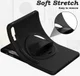 Samsung Galaxy Tab S7+ / S7 FE / S8+ Hybride Kickstand Hoes Handriem Zwart afbeelding 5