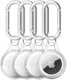 Ringke Apple AirTag Slim Sleutelhanger TPU 4-Pack Transparant afbeelding 1