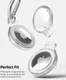 Ringke Apple AirTag Slim Sleutelhanger TPU 4-Pack Transparant afbeelding 3