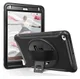 Apple iPad Mini 5/4/3/2/1 Hybride Kickstand Hoesje Handriem Zwart afbeelding 2
