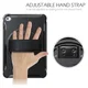 Apple iPad Mini 5/4/3/2/1 Hybride Kickstand Hoesje Handriem Zwart afbeelding 11