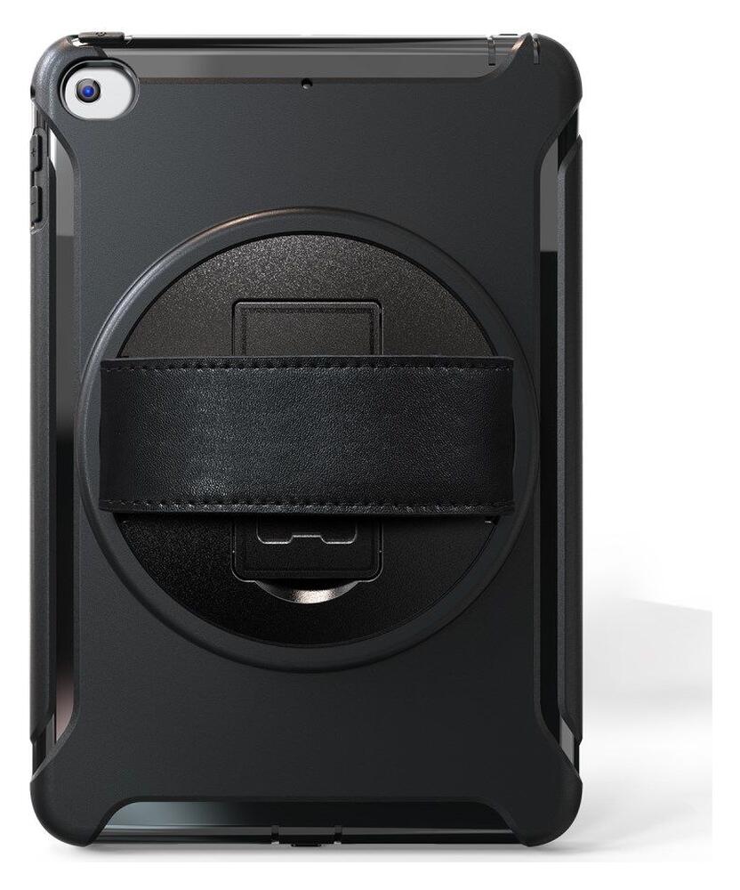 Apple iPad Mini 5/4/3/2/1 Hybride Kickstand Hoesje Handriem Zwart afbeelding 1