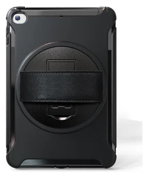Apple iPad Mini 5/4/3/2/1 Hybride Kickstand Hoesje Handriem Zwart