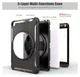 Apple iPad Mini 5/4/3/2/1 Hybride Kickstand Hoesje Handriem Zwart afbeelding 4