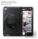 Apple iPad Mini 5/4/3/2/1 Hybride Kickstand Hoesje Handriem Zwart afbeelding 6