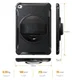 Apple iPad Mini 5/4/3/2/1 Hybride Kickstand Hoesje Handriem Zwart afbeelding 8