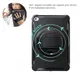 Apple iPad Mini 5/4/3/2/1 Hybride Kickstand Hoesje Handriem Zwart afbeelding 9