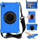 Samsung Galaxy Tab A7 Lite Hoes 360 Graden Kickstand Back Cover Blauw afbeelding 5