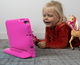 Samsung Galaxy Tab A7 Lite Kinder Tablethoes met Handvat Roze afbeelding 5