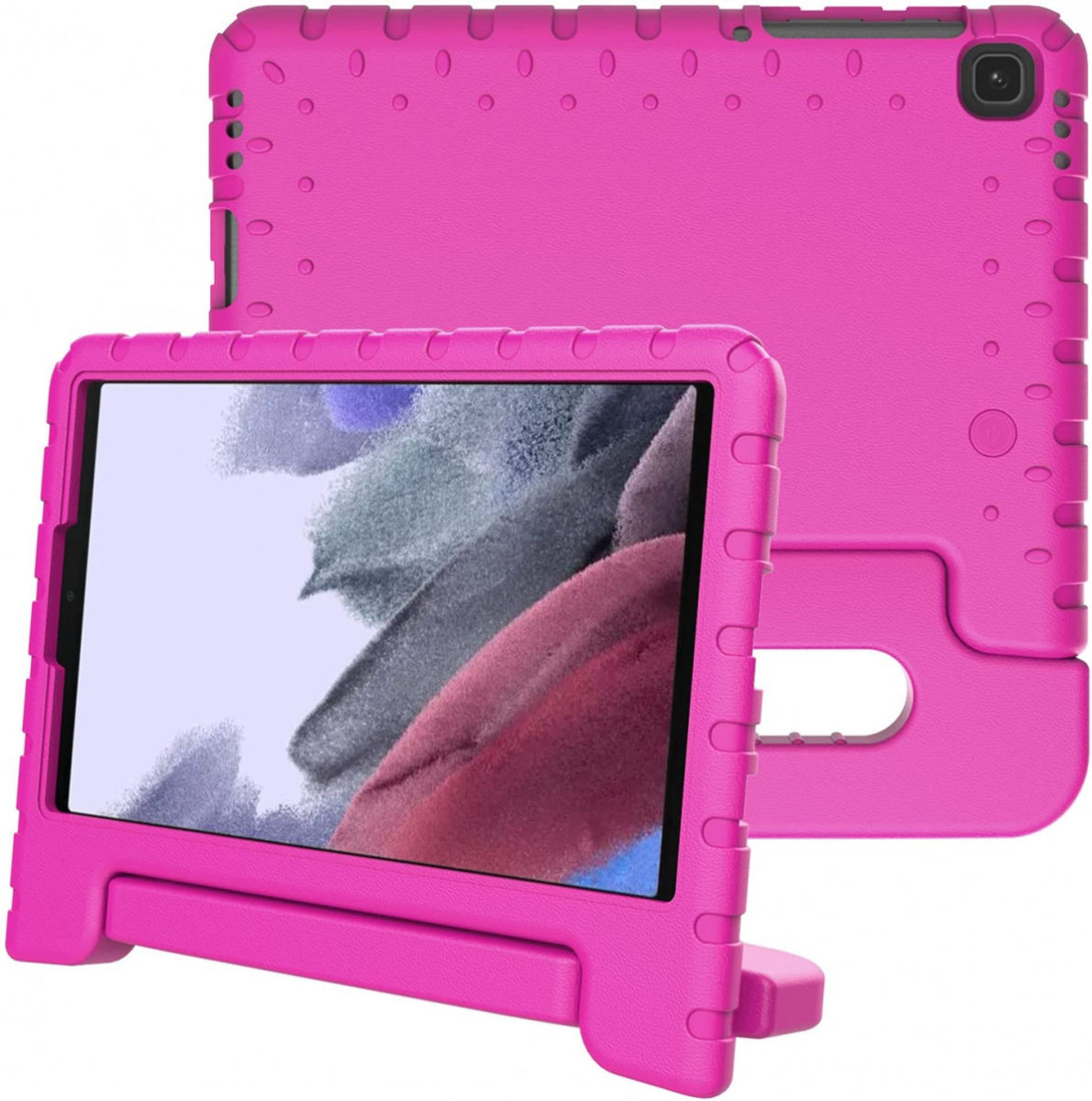 Samsung Galaxy Tab A7 Lite Kinder Tablethoes met Handvat Roze afbeelding 2