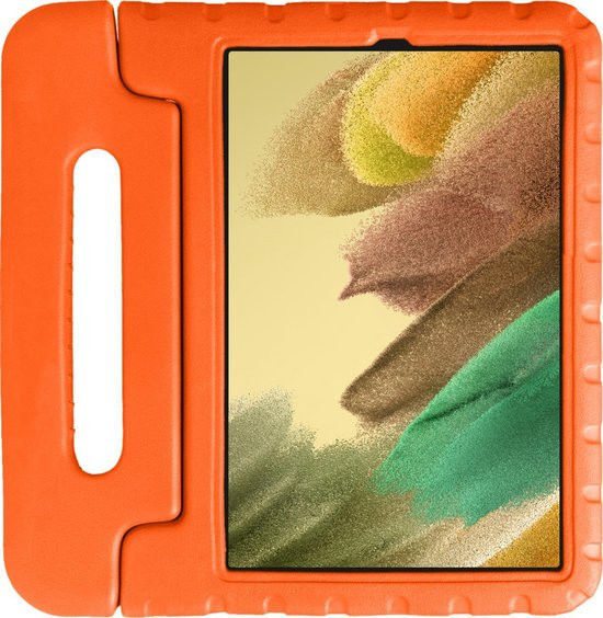 Samsung Galaxy Tab A7 Lite Kinder Tablethoes met Handvat Oranje afbeelding 1