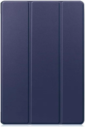 Samsung Galaxy Tab S7 FE Hoes Tri-Fold Book Case Kunstleer Blauw afbeelding 11