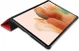 Samsung Galaxy Tab S7 FE Hoes Tri-Fold Book Case Kunstleer Rood afbeelding 13
