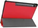 Samsung Galaxy Tab S7 FE Hoes Tri-Fold Book Case Kunstleer Rood afbeelding 12